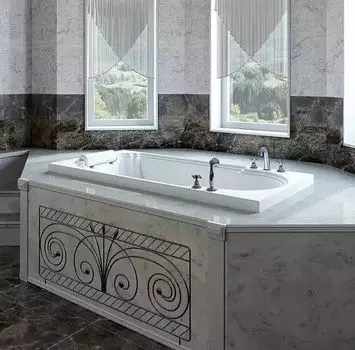 Акриловая ванна RADOMIR Анабель встраиваемая с возможностью установки гидромассажа