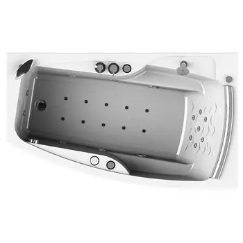 Акриловая ванна Радомир Аризона Комфорт Bronze правая, с фронтальной панелью