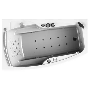 Акриловая ванна Радомир Аризона Комфорт Gold левая, с фронтально-торцевой панелью