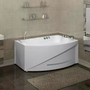 Акриловая ванна RADOMIR Бостон с возможностью установки гидромассажа