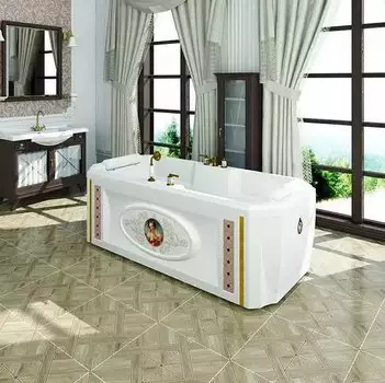 Акриловая ванна RADOMIR Фернандо с панелью и с возможностью установки гидромассажа