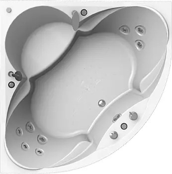 Акриловая ванна Radomir Филадельфия Релакс Chrome 168x168