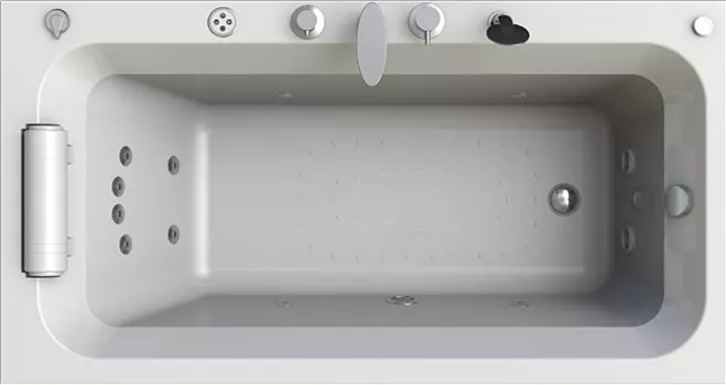 Акриловая ванна Radomir Хельга 2 Спортивный Chrome 170x90