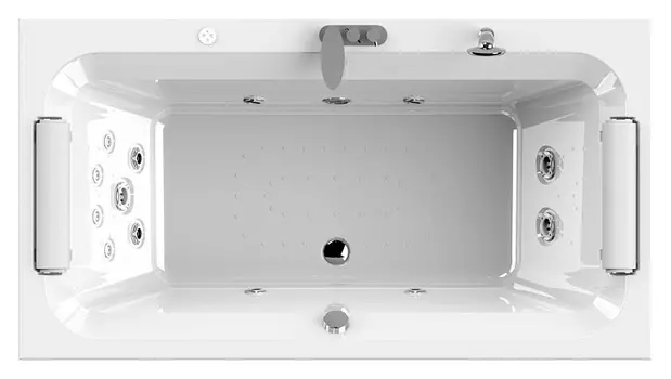 Акриловая ванна Radomir Хельга Комфорт White