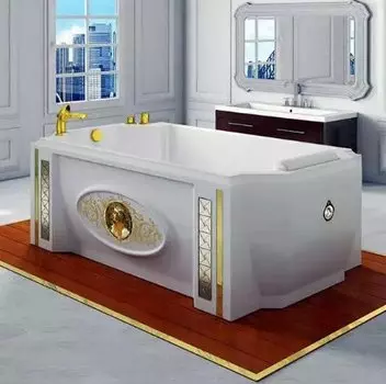 Акриловая ванна RADOMIR Эстелона с возможностью установки гидромассажа отдельностоящая