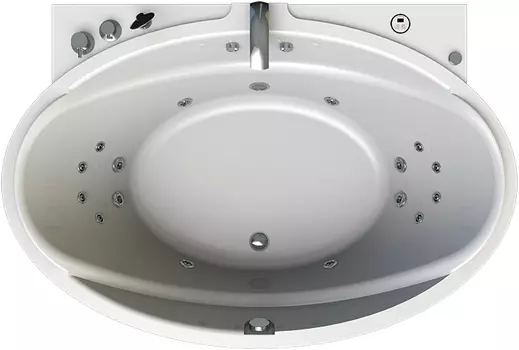 Акриловая ванна Radomir Лагуна Лечебный Chrome 185x124