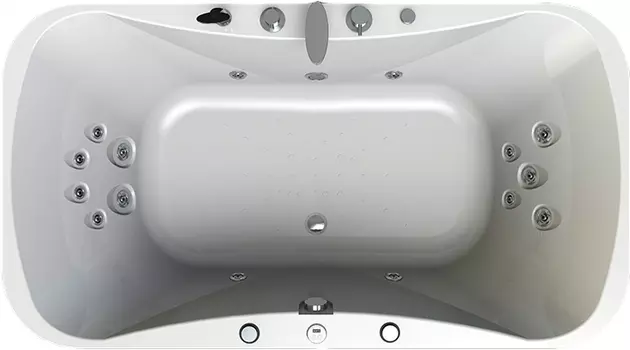 Акриловая ванна Radomir Лион Лечебный Chrome 200x110