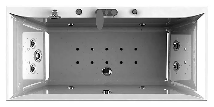 Акриловая ванна Radomir Палермо Комфорт Gold