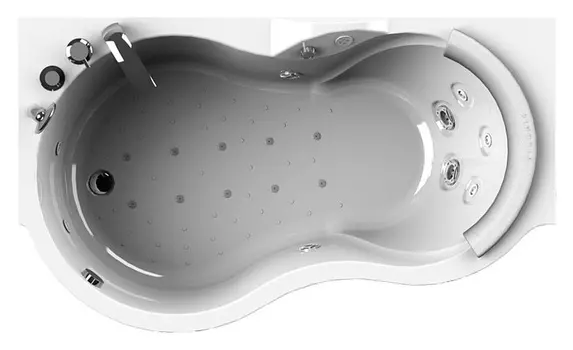 Акриловая ванна Radomir Паллада Комфорт Bronze R,L