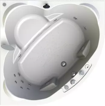 Акриловая ванна Radomir Сорренто 1 Лечебный Chrome 148x148