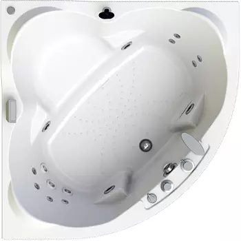 Акриловая ванна Radomir Сорренто 1 Специальный Chrome 148x148