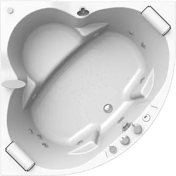 Акриловая ванна Radomir Сорренто 2 Лечебный Chrome 140x140