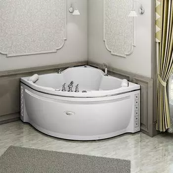 Акриловая ванна RADOMIR Сорренто 2 с возможностью установки гидромассажа 130*130*50