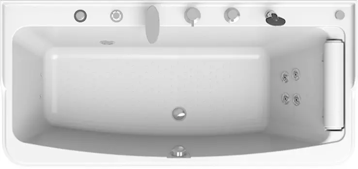 Акриловая ванна Radomir Винченцо Релакс Chrome 180x85