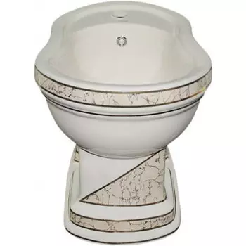 Биде напольное Creavit Klasik KL500-ОЕ диагональ беж