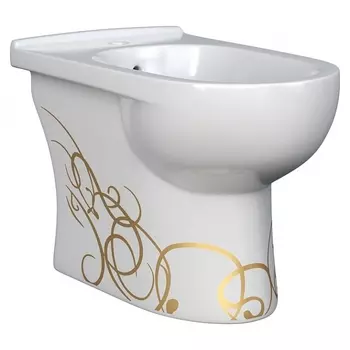 Биде напольное Della Globus джаз золото