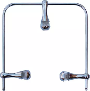 Бортик Зеркальные Грани П 12 (пруток 4 мм и 3 стойки металл)