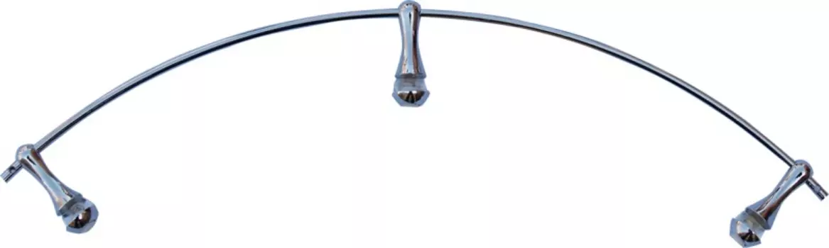 Бортик Зеркальные Грани С 25 сектор (пруток 4 мм и 3 стойки металл)