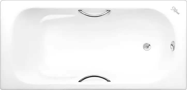 Чугунная ванна Maroni Colombo 160x75 с ручками