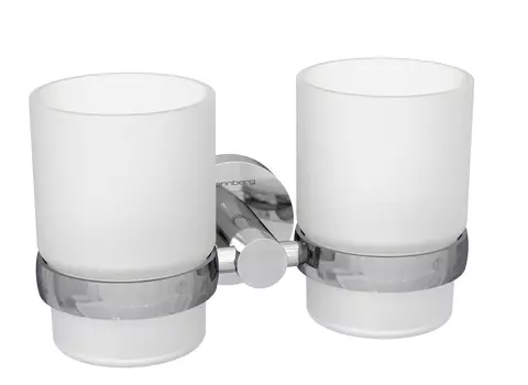 Держатель с 2-мя стаканами Bennberg BA-28 Хром
