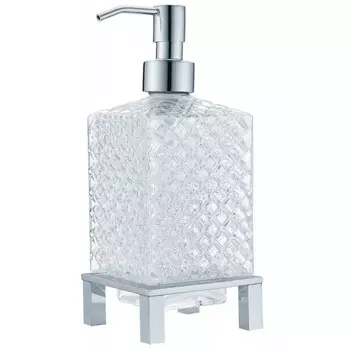 Дозатор квадратный Boheme 10226 хром