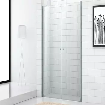 Душевая дверь в нишу Cezares Eco O B-2-80-C-Cr стекло прозрачное