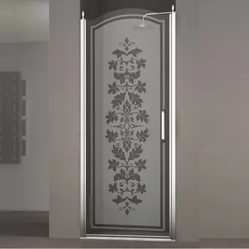 Душевая дверь в нишу Sturm Schick 80 см R decor chrome