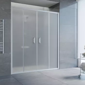 Душевая дверь в нишу Vegas Glass Z2P 220 07 10 профиль матовый хром, стекло сатин