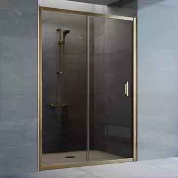Душевая дверь в нишу Vegas Glass ZP 135 05 05 профиль бронза, стекло бронза