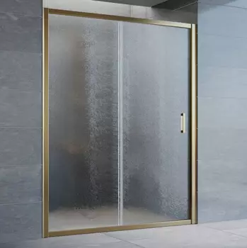 Душевая дверь в нишу Vegas Glass ZP 150 05 02 профиль бронза, стекло шиншилла