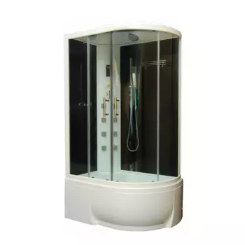 Душевая кабина BAS Фиджи Г/М черная