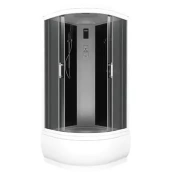 Душевая кабина BAS Корса-Есо черная