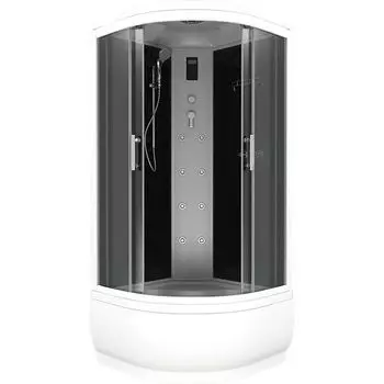 Душевая кабина BAS Корса Г/М черная