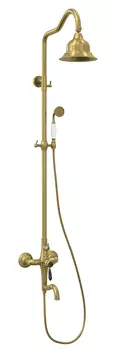 Душевая система Bennberg 16R0717 Бронза с Черным Кристалом
