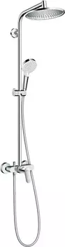 Душевая стойка Hansgrohe Crometta S 240 1jet Showerpipe EcoSmart 27269000 9 л