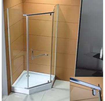 Душевое ограждение Mirsant Aurora с поддоном 1000х1000х2050