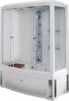 Душевой бокс Radomir Элис 1 левый, стекло прозрачное