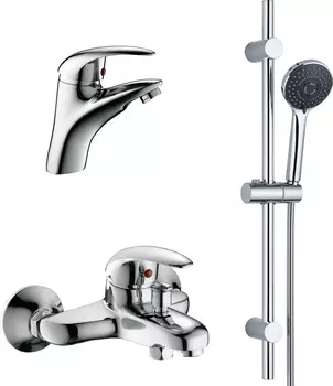 Душевой комплект Agger Proud A0831100 два смесителя + Душевой гарнитур Agger Wave