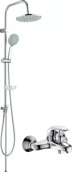 Душевой комплект Agger Proud A0893500 смеситель + Душевая стойка Agger Breeze