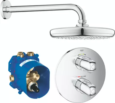 Душевой комплект Grohe Grohtherm 1000 34582001 С ВНУТРЕННЕЙ ЧАСТЬЮ