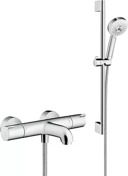Душевой комплект Hansgrohe Ecostat 1001 CL ВМ 13201000 термостат + душевой гарнитур