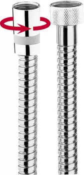 Душевой шланг Bossini Doppia Aggraffatura A00048С 150 см, хром