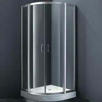 Душевой уголок Am.Pm Sense 80x80 профиль белый, матовое стекло