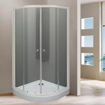Душевой уголок De Aqua R9090OP-W 90х90, стекло прозрачное