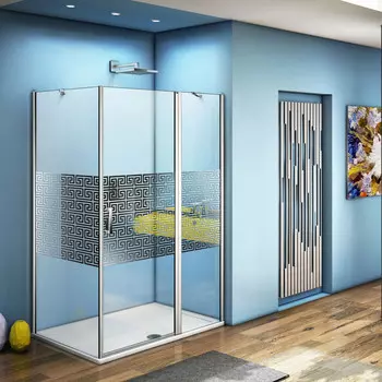 Душевой уголок Good Door Fantasy WTW+SP-F-CH 130x90