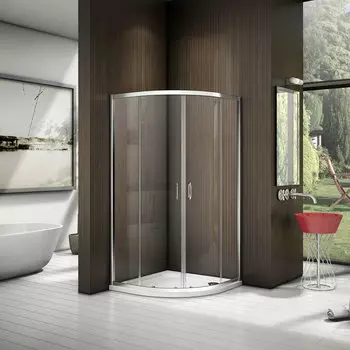 Душевой уголок Good Door Latte R-100-C-WE