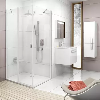 Душевой уголок Ravak CRV2-90+CPS Transparent, профиль белый