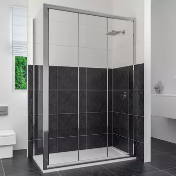 Душевой уголок RGW Classic CL-40 (1110-1160)x1000 профиль хром