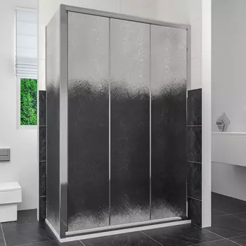 Душевой уголок RGW Classic CL-40 (1360-1410)х800 профиль хром, стекло шиншилла