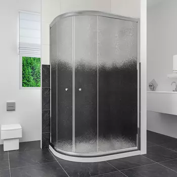 Душевой уголок RGW Classic CL-61 (965-990)x(765-790)x1850 профиль хром, стекло шиншилла